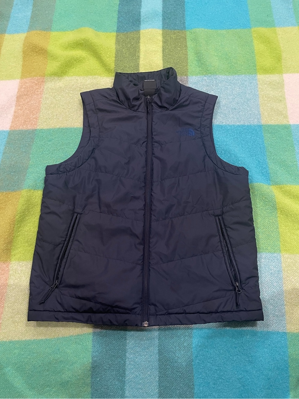 The North Face Men's Dark Navy Quilted Puffer Vest